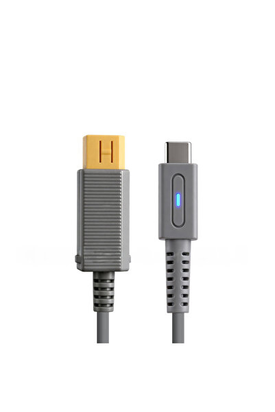 Choice Grey 1.8m Type C 45W PD Charging Cable for Wii U Console USB C Power S...