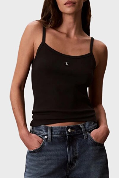 Calvin Klein Kadın Marka Logolu Günlük Kullanıma Uygun Siyah Büstiyer