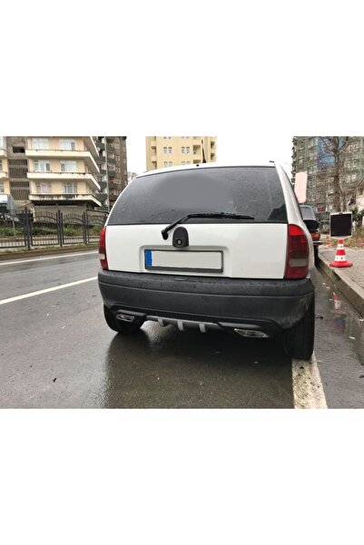 OTO H.İ.T. OPEL CORSA B UYUMLU BODY KİT DİFÜZÖR 2 ÇIKIŞ GRİ KARE