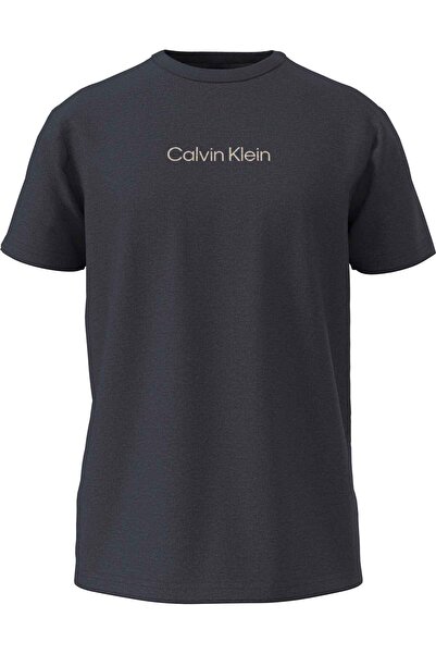 Calvin Klein Erkek Marka Logolu Pamuklu Bisiklet Yakalı Nem Emici Kumaşlı Şık...