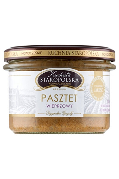 KUCHNIA STAROPOLSKA Pateu de porc, Kuchnia Staropolska, 160g, 39% carne, fara...