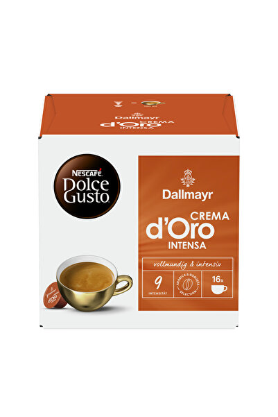 Nescafe Capsule Dolce Gusto, Dallmayr Crema d'Oro Intensa, 16 Capsule, 112 g