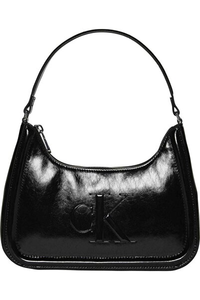 Calvin Klein Bold CK Metalik Kadın Siyah Omuz Çanta LV04F3332G-UB1