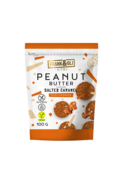Generic Brand Biscuiti cu Unt de Arahide si Caramel Sarat, Frank&Oli, 100g
