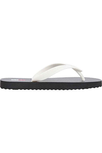 Tommy Hilfiger Women's Brand Logo Black Slippers Suitable for Daily Use