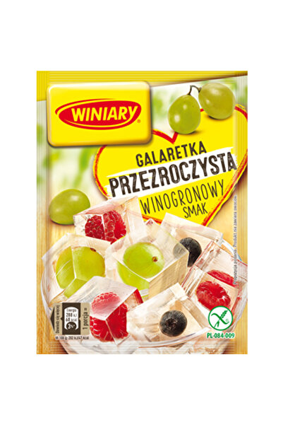 OEM Gelatina transparenta Winiary, gust de struguri, 71 g