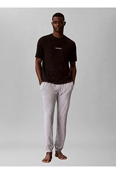 Calvin Klein Erkek Marka Logolu Günlük Kullanıma Uygun Siyah T-Shirt