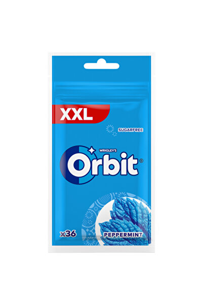 Orbit Guma de mestecat Peppermint, 36 drajeuri, 50g, fara zahar, cu aroma de ...