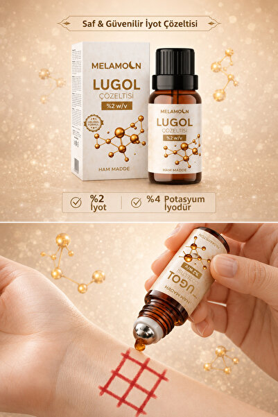 Melamoon Lugol Solüsyon, Lugol Çözeltisi %2 w/v - R&D, İyot Çözeltisi 30 ml