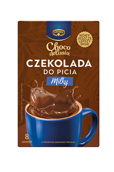 KRUGER Ciocolata de baut 200g, cu continut redus de grasimi, cu lapte