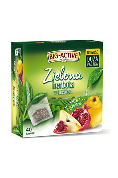 Generic Brand Ceai verde, Big Active, 40 plicuri, 60 g