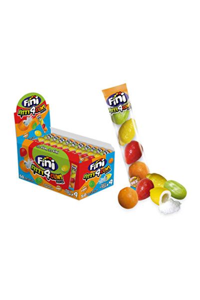 Fini Guma de mestecat Fini, 4 bucati, aroma fructata, 20g