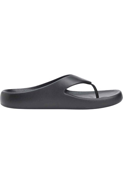 Tommy Hilfiger Women's Brand Logo Black Slippers Suitable for Daily Use