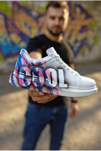 Zerenyus Pittura high quality alexandre sole special printed men's sneaker bl...
