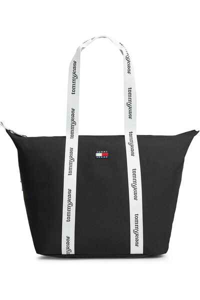 Tommy Hilfiger Női fekete kézitáska márkalogóval, mindennapi használatra alka...