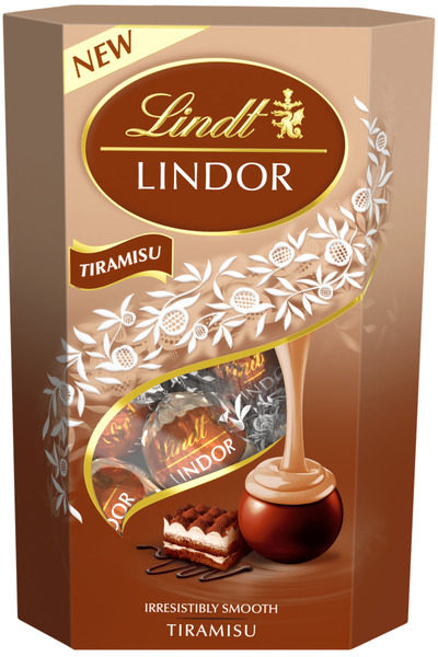 LİNDOR Praline Tiramisu, 200g, cu umplutura de mascarpone si cafea, 0,5% buca...