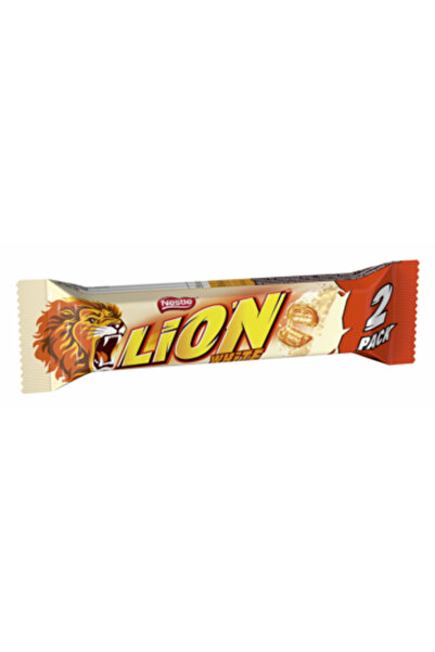 Lion cu caramel si fulgi de grau, 60g, alb
