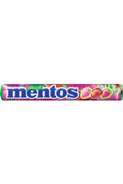 Mentos Cukierki Mix Trandafir 37,5g, set 14 bucati, fara aditivi