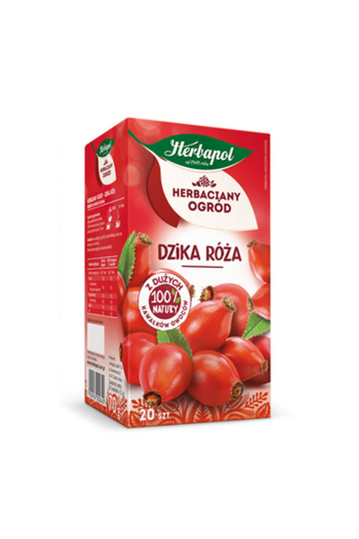 Herbapol Ceai de fructe si plante cu gust de trandafir salbatic, Herbapol, 20...