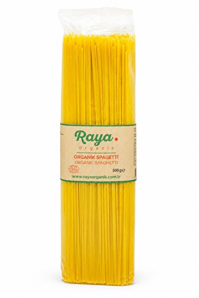 Raya Organik Organik Spagetti 500 gr Katkısız Doğal Yerli Üretim Koruyucusuz