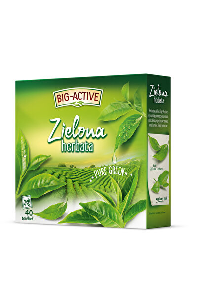 Generic Brand Ceai verde, Big Active, 40 plicuri, 72g,