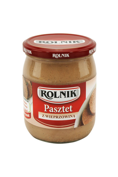 Generic Brand Pate din carne de porc 480 g, Rolnik, fara glutamat, cu ficat d...