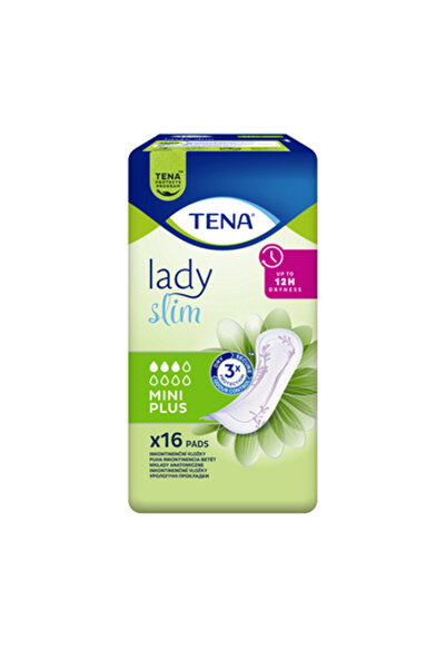 TENA Tampoane Lady Slim Mini Plus, 16 bucati, 5 mm grosime, medicale, Unia Eu...