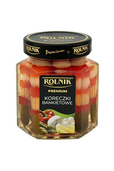 Generic Brand Koreczki bankietowe, Rolnik, 320 g, legume marinate, conservate