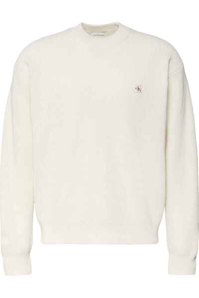 Calvin Klein LS EZ COTTON WAFFLE CRWNK SWTR 9
