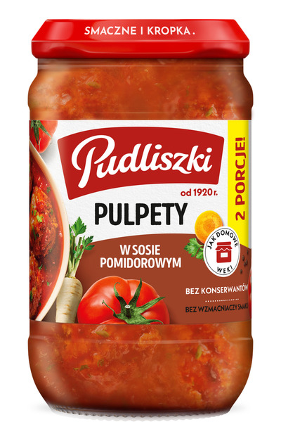 Pudliszki Chiftele in sos de rosii, Pudliszki, 590g