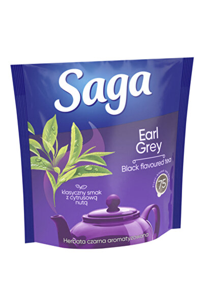 SAGA Ceai negru aromatizat Earl Grey 110g