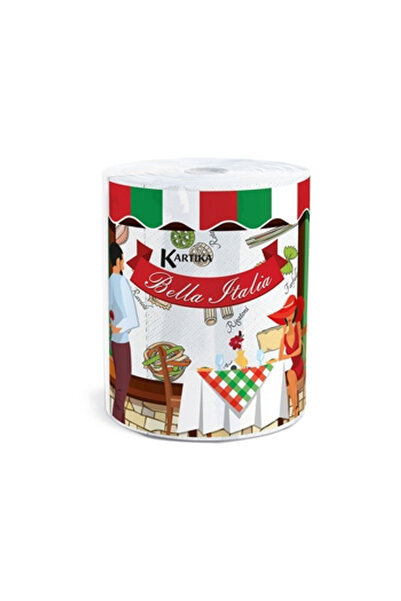 Generic Brand Prosoape de hartie KARTIKA ITALIA, 3 straturi, alb, set 200 foi
