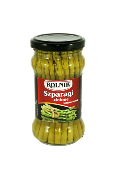 Generic Brand Borcan de sparanghel verde intreg, 180g, Rolnik