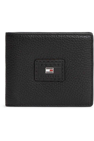 Tommy Hilfiger Erkek Marka Logolu Günlük Kullanıma Uygun Siyah Cüzdan
