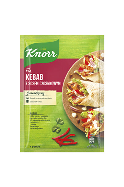 Knorr Amestec de condimente pentru kebab cu sos de usturoi, 40 g