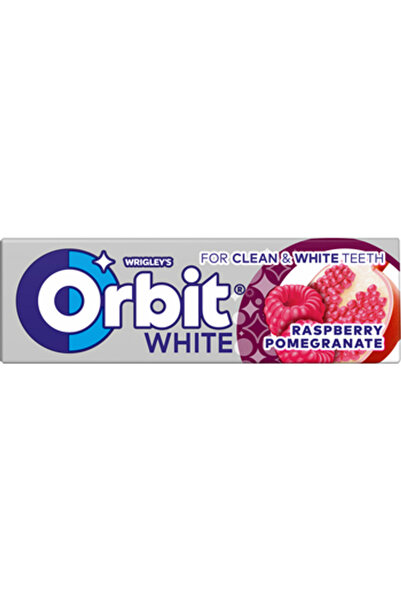 Orbit Guma de mestecat cu aroma de zmeura si rodie, 14g, set 10 drajeuri