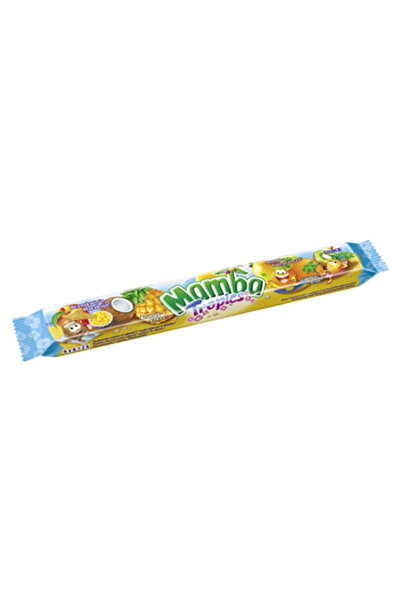 mamba Tropics set 106g, guma de mestecat, arome tropicale, multicolor