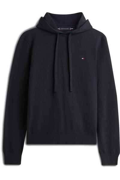 Tommy Hilfiger Men's Brand Logo Sweatshirt in Navy Blue, Suitable for Daily Use