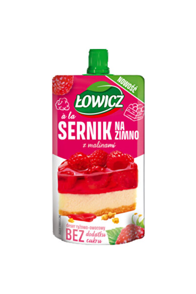 Generic Brand Desert din orez cu fructe, lOWICZ, cu zmeura, 100 g