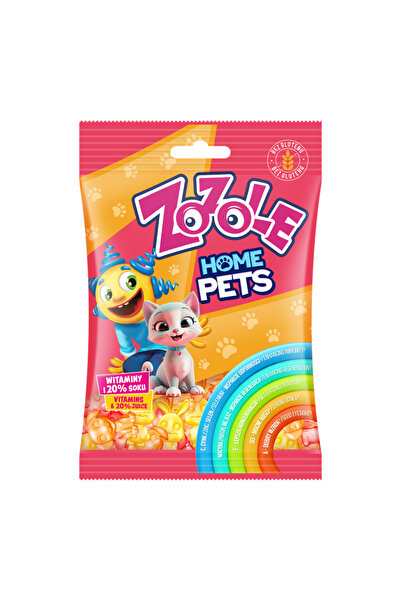 Zozole Jeleuri Home Pets cu Vitamine, 75g, Portocalie, Trandafirie