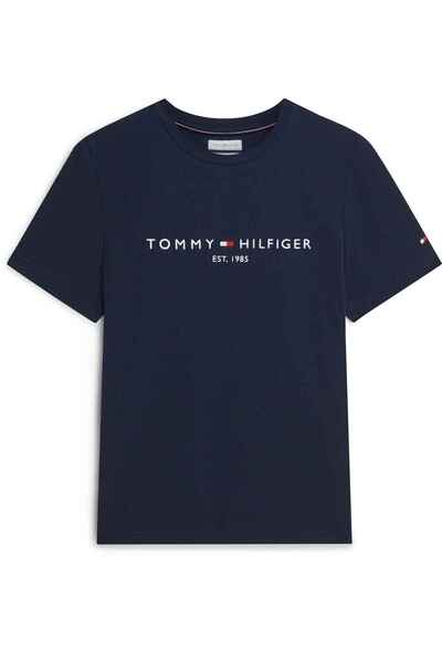 Tommy Hilfiger Tricou pentru bărbați din țesătură țesută, cu mânecă scurtă, m...