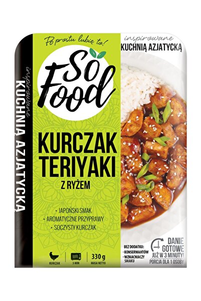 Generic Brand Conserva SO FOOD pui Teriyaki cu orez 330g