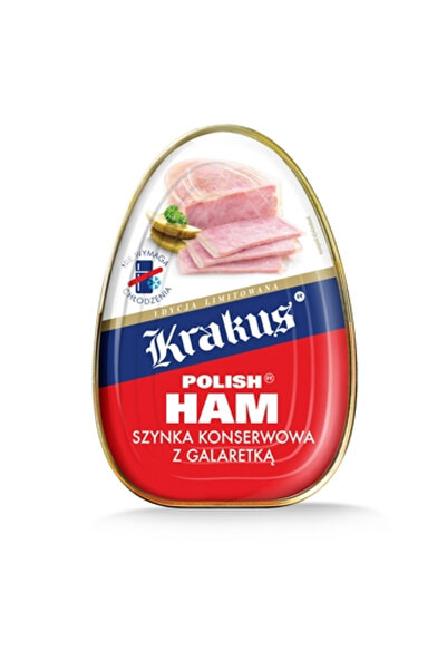 KRAKUS Conserva de sunca cu jeleu, Krakus, 455 g