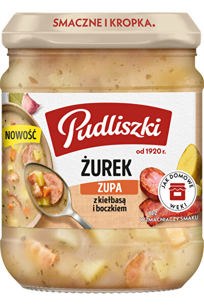 Pudliszki Supa cu carnati si bacon 440g