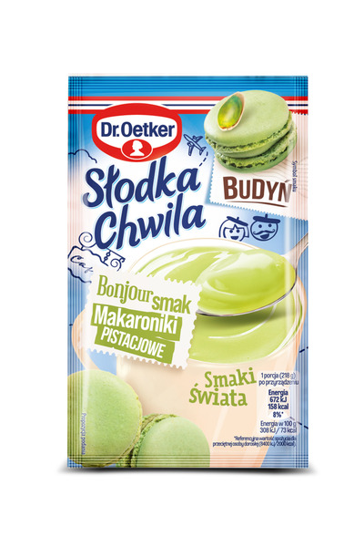 Dr. Oetker Budinca Dr. Oetker, aroma de fistic, 43g