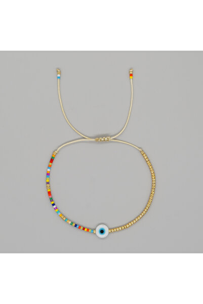 Choice MI-B210107B Fashion Jewelry Simple Bracelets Evil Eye Gold Plated Miyu...