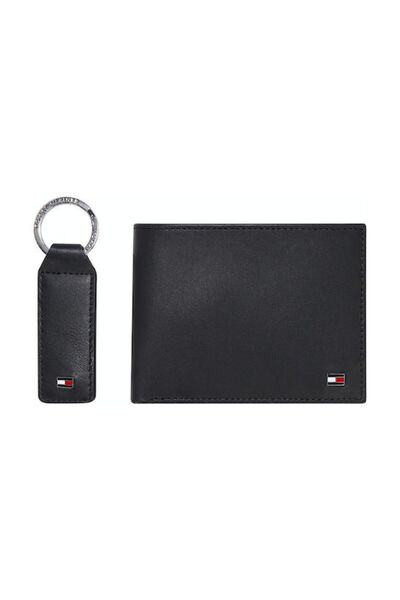 Tommy Hilfiger Siyah Erkek Cüzdan-anahtarlık Tk Gp Eton Cc And Coın Pckt Keyfob