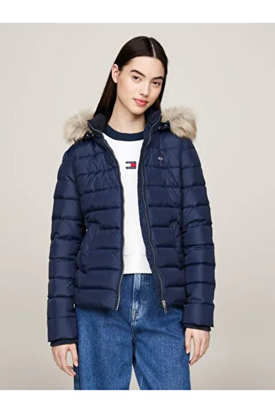Tommy Hilfiger Tjw Basic Hooded down Jacket - Women'S, Navy