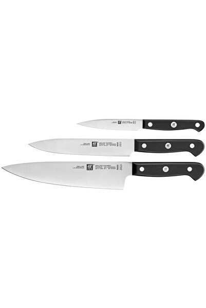 ZWILLING 3 cuțite Gourmet 36130003, Oțel 18/10, Lame Sigmaforge, Întărire la ...