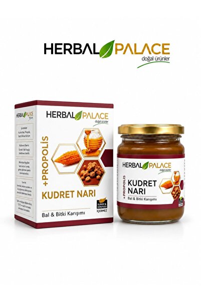 Herbal Palace Kudret Narı Bal ve Bitki Karışımı & Honey Herbal Mix & Doğal 23...
